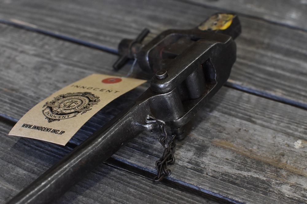 106984 UK ヴィンテージ　クランプパイプレンチ　ツール　英国 MADE IN ENGLAND