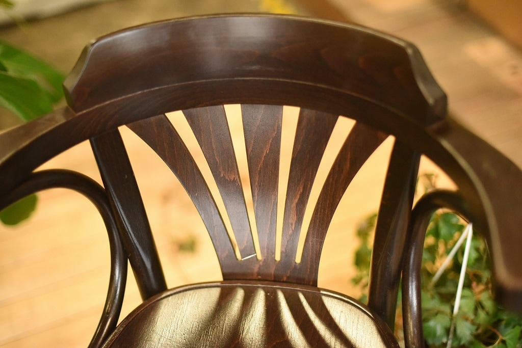 104577　ARM CHAIR No.25　321025　USED TON CHAIR　中古