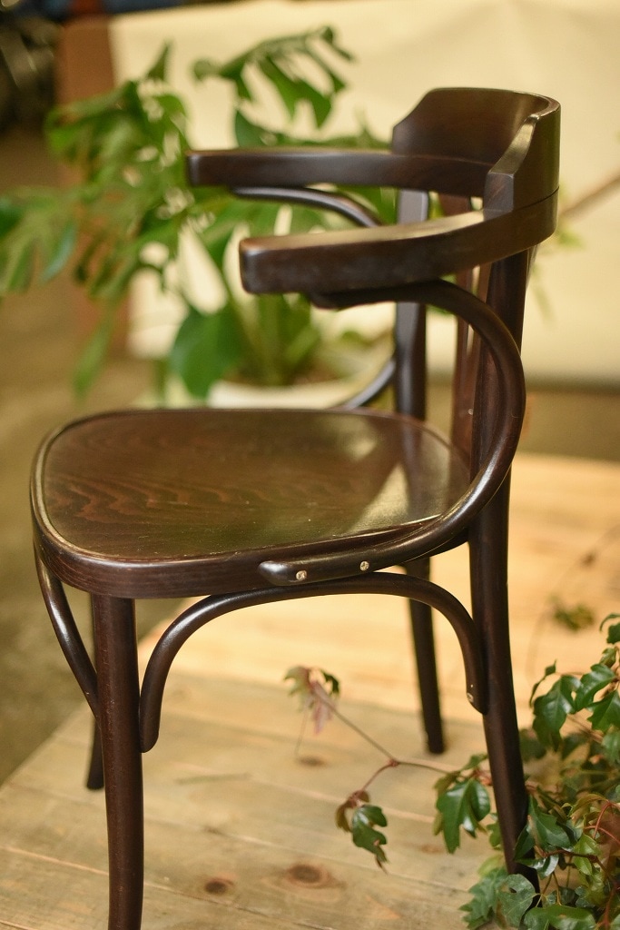 104577　ARM CHAIR No.25　321025　USED TON CHAIR　中古