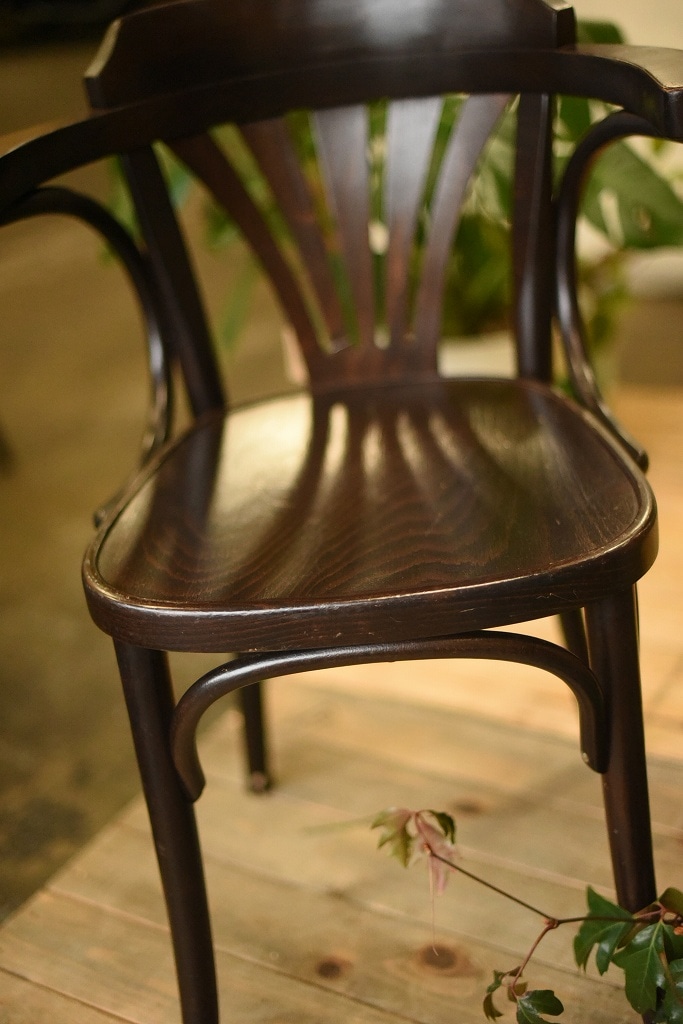 104577　ARM CHAIR No.25　321025　USED TON CHAIR　中古