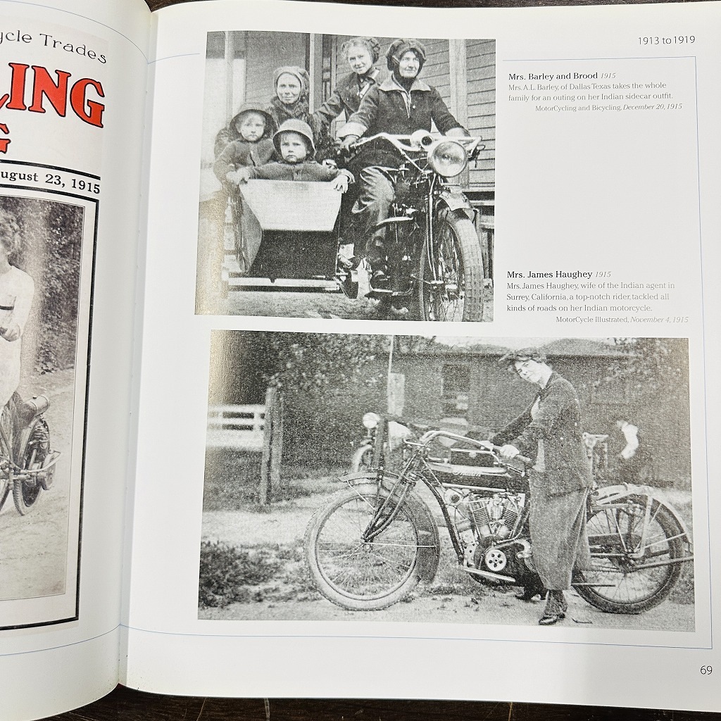 B4623「The American Motorcycle Girls 1900 to 1950」　モーターサイクルガール