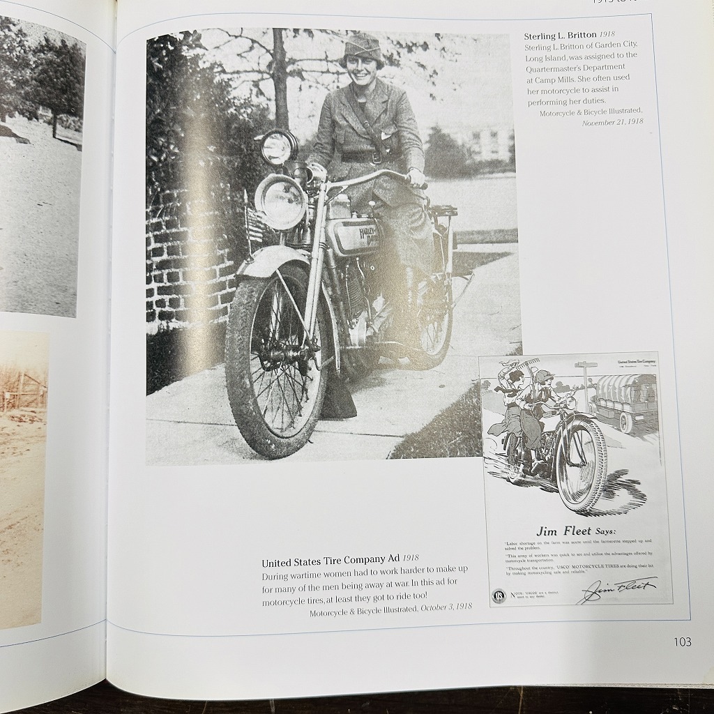 B4623「The American Motorcycle Girls 1900 to 1950」　モーターサイクルガール