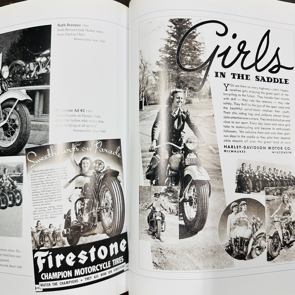 B4623「The American Motorcycle Girls 1900 to 1950」　モーターサイクルガール