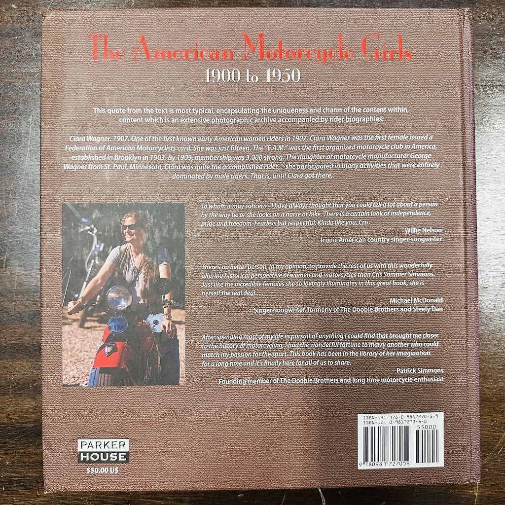 B4623「The American Motorcycle Girls 1900 to 1950」　モーターサイクルガール