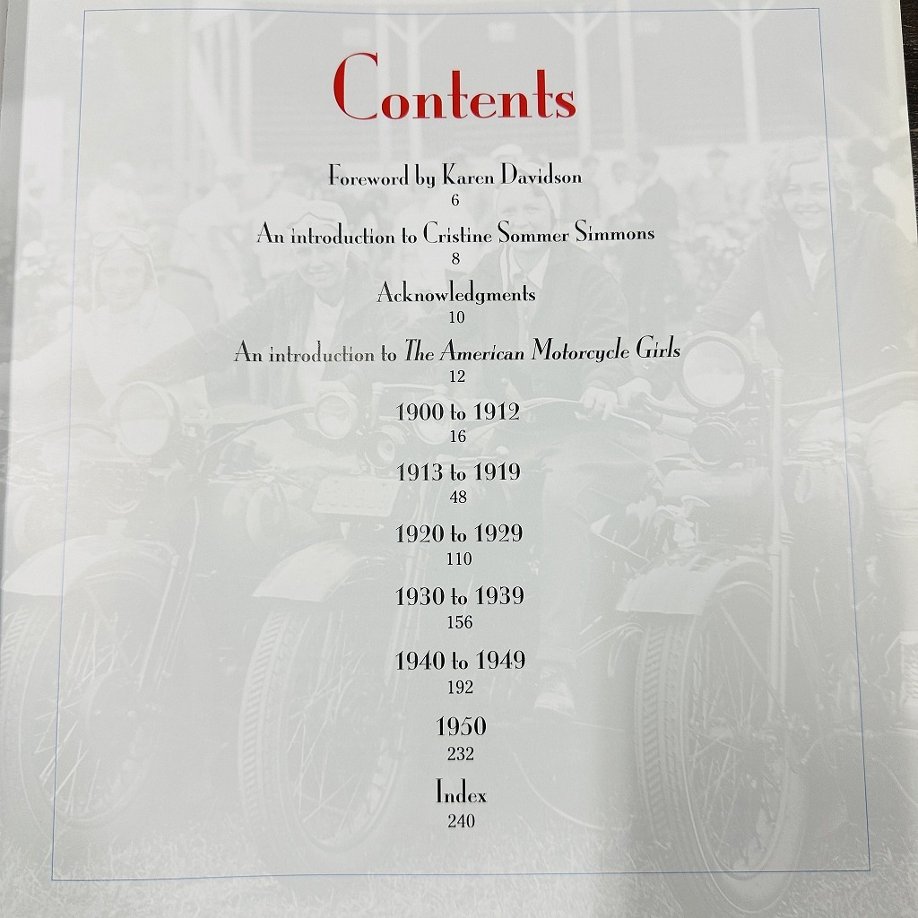 B4623「The American Motorcycle Girls 1900 to 1950」　モーターサイクルガール