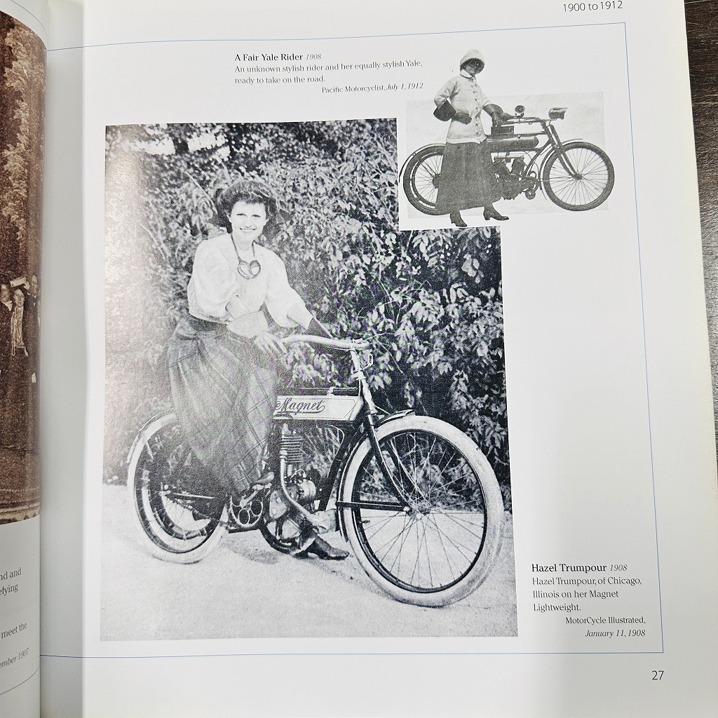 B4623「The American Motorcycle Girls 1900 to 1950」　モーターサイクルガール