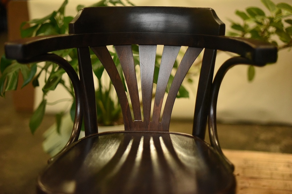 104576　ARM CHAIR No.25　321025　USED TON CHAIR　中古