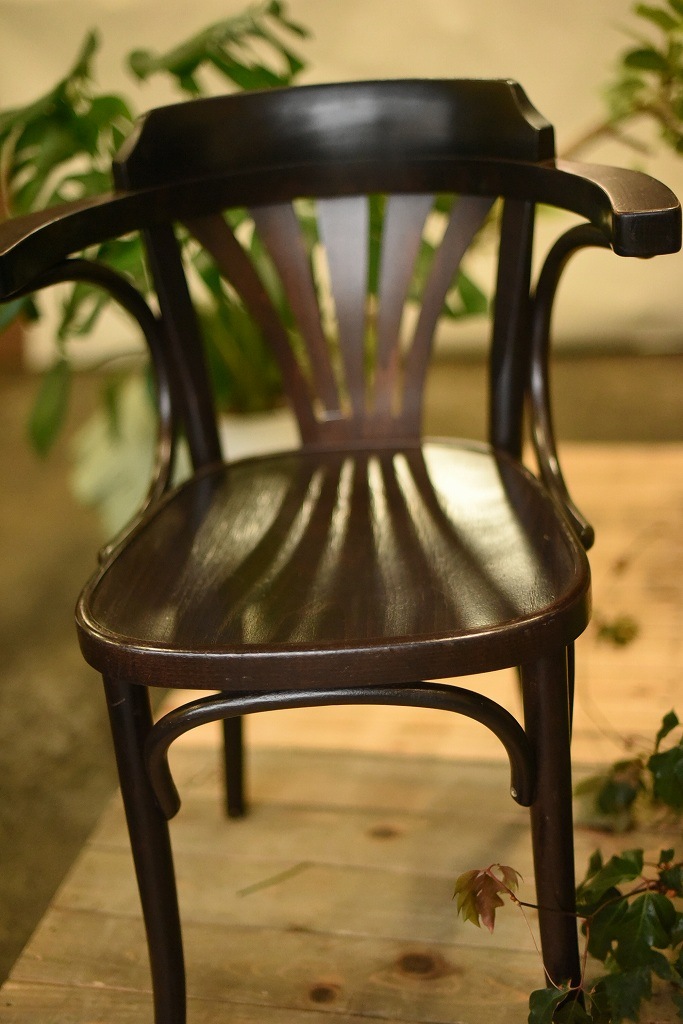 104576　ARM CHAIR No.25　321025　USED TON CHAIR　中古