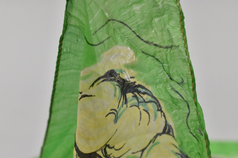 108729 ヴィンテージ 大判 スーベニア スカーフ Souvenir scarf