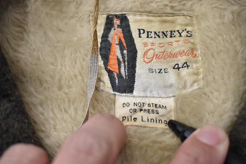 109350 ヴィンテージ 「PENNY'S」コート ぺニーズ チェック