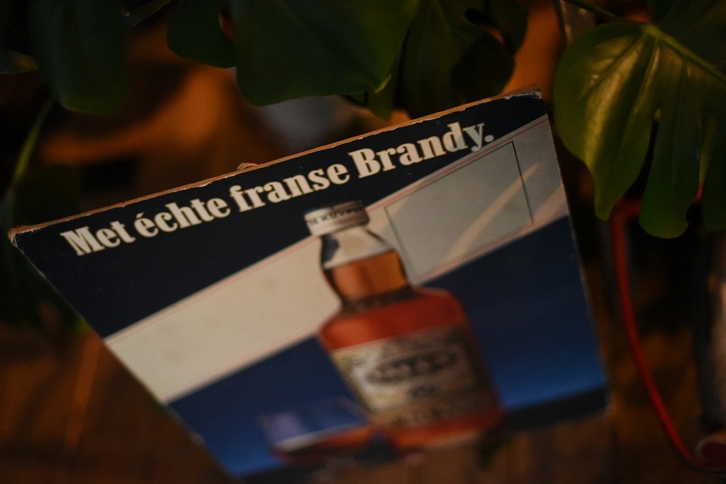 1636 ヴィンテージ　「VIEUX」　ペーパーサイン　看板　サインプレート　 英国製　MADE IN ENGLAND