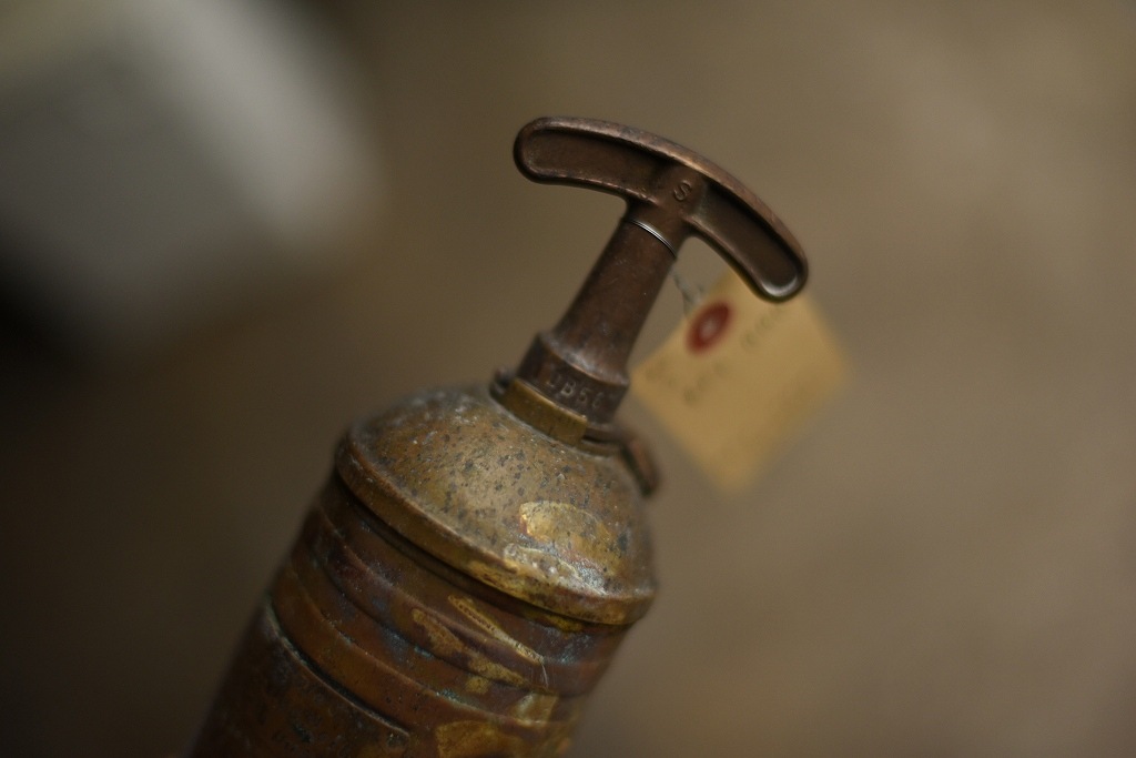 103790 ヴィンテージ 真鍮製 消火器 FIRE EXTINGUISHER ブラス