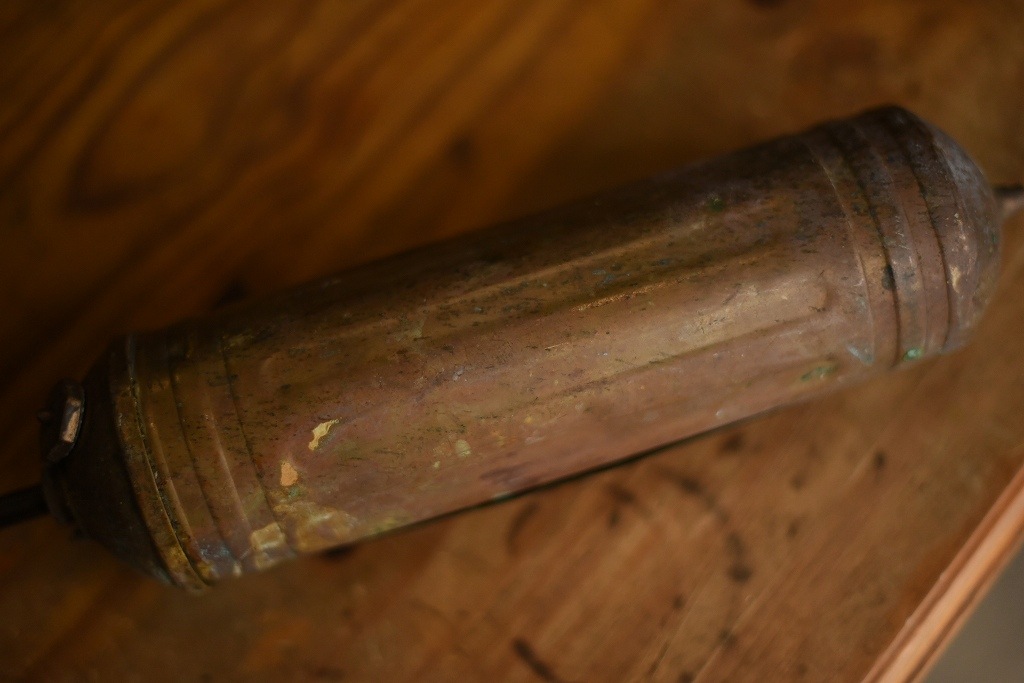 103790 ヴィンテージ 真鍮製 消火器 FIRE EXTINGUISHER ブラス 英国製