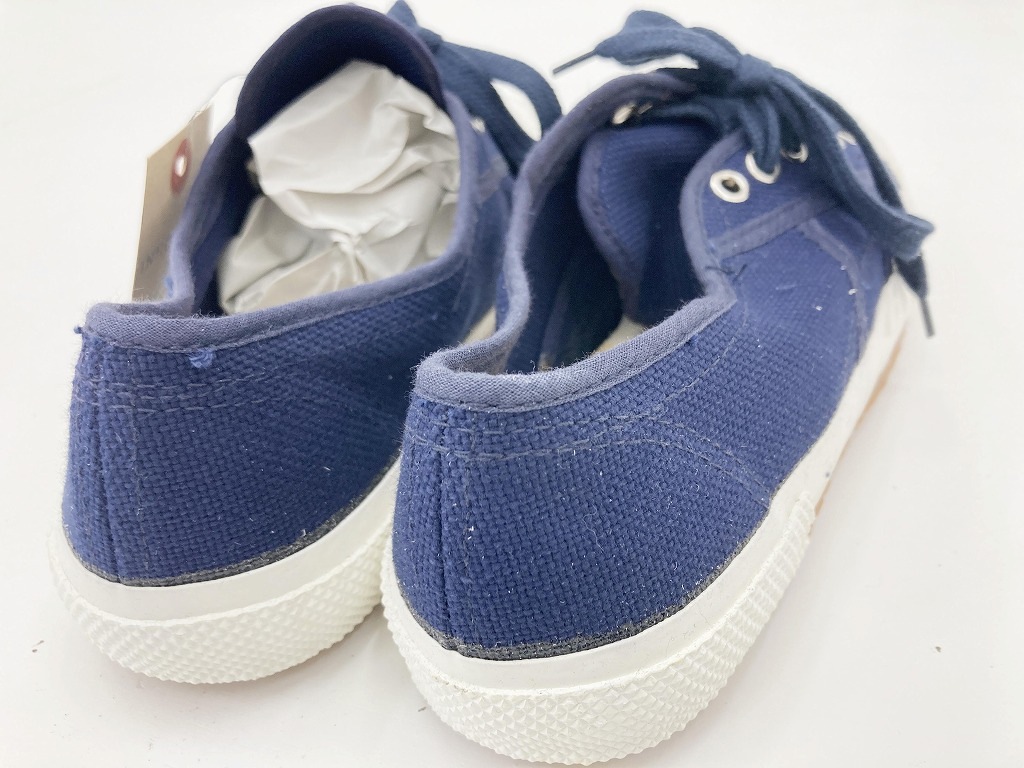 107964 size40 実物 新品 デッドストック イタリア軍 セーラーデッキシューズ スニーカー
