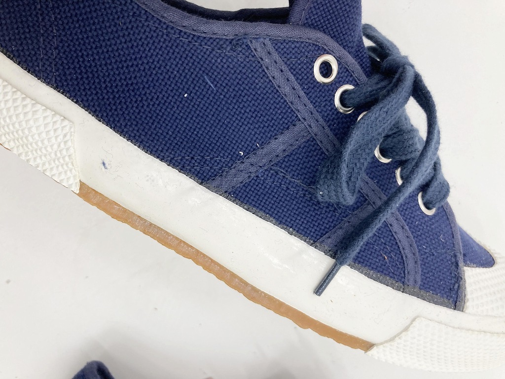 107964 size40 実物 新品 デッドストック イタリア軍 セーラーデッキシューズ スニーカー
