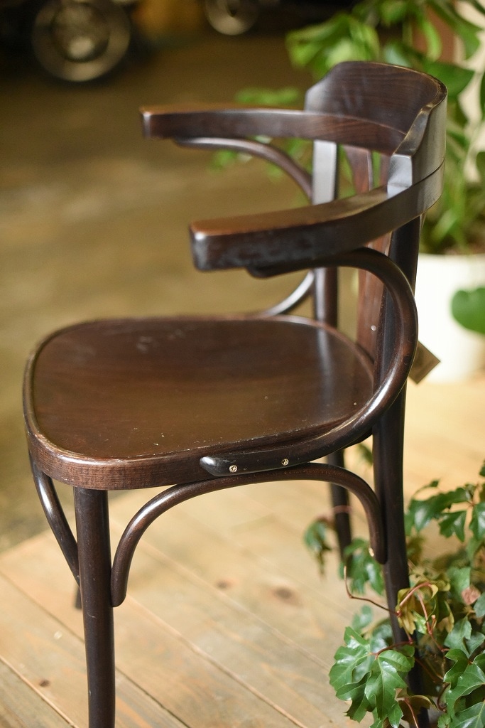 104582　ARM CHAIR No.25　321025　USED TON CHAIR　中古