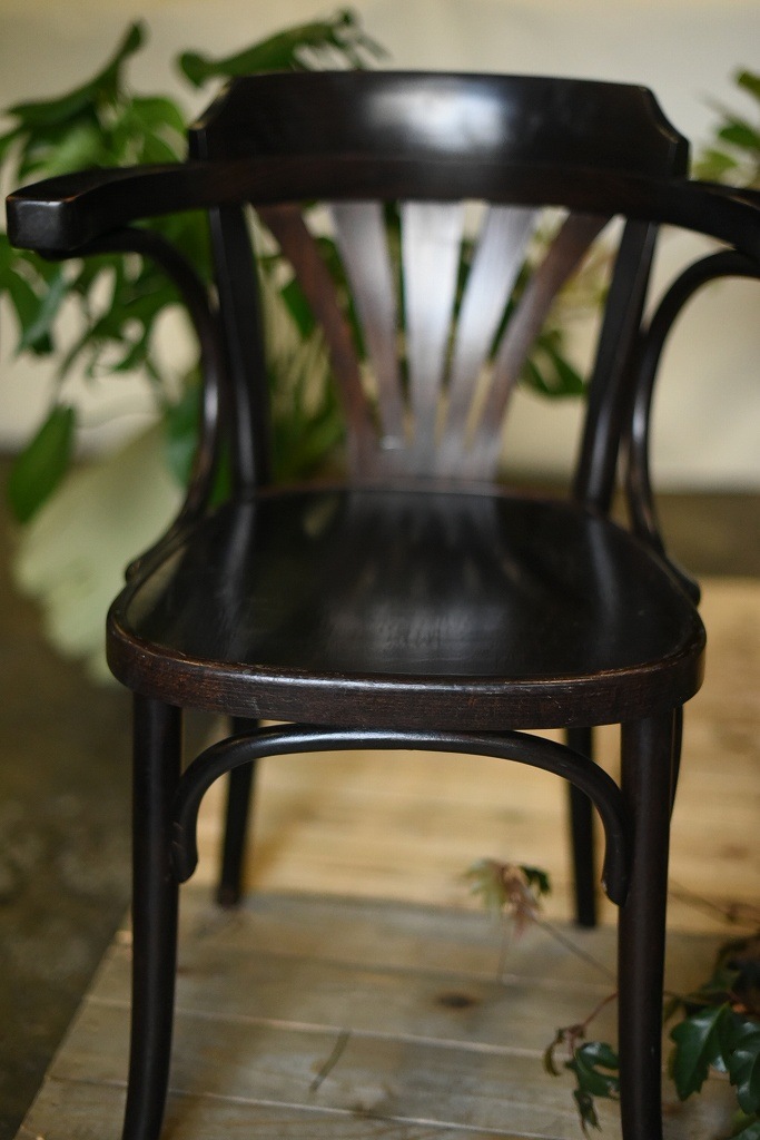 104582　ARM CHAIR No.25　321025　USED TON CHAIR　中古
