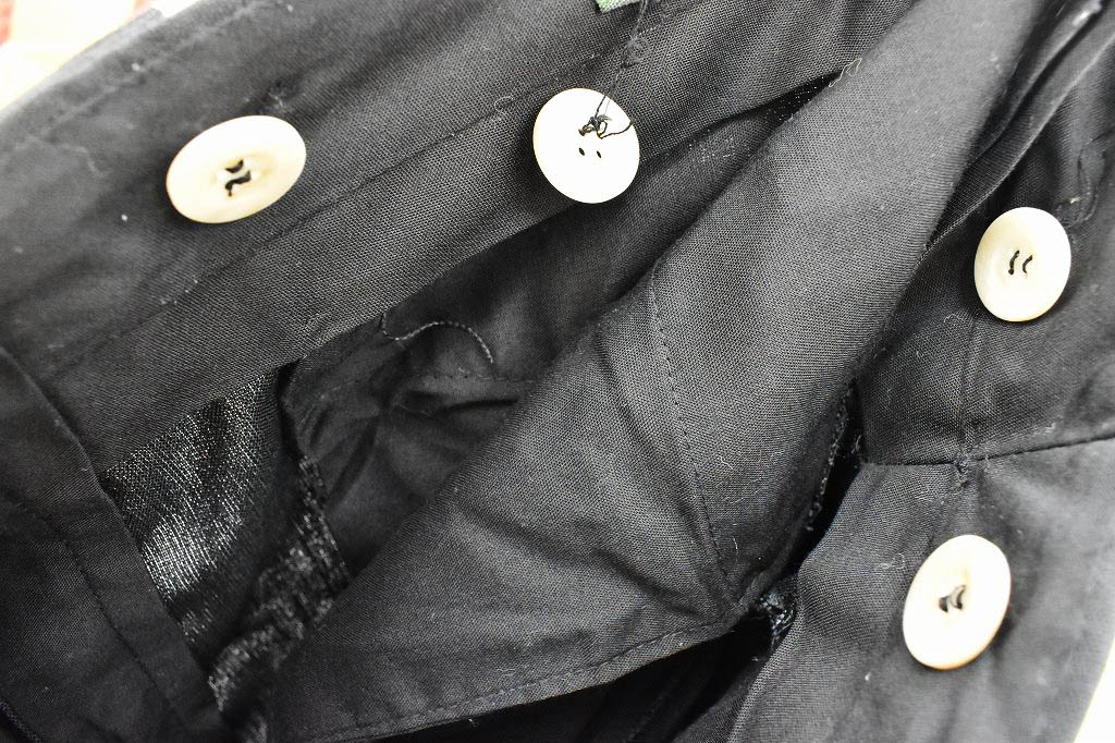 109025 [CO] 「Levi's」スラックス パンツ スタプレ ブラック サスペンダーボタンカスタム