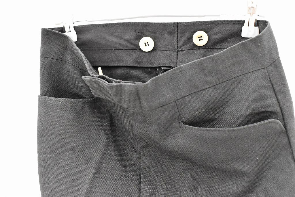 109025 [CO] 「Levi's」スラックス パンツ スタプレ ブラック サスペンダーボタンカスタム