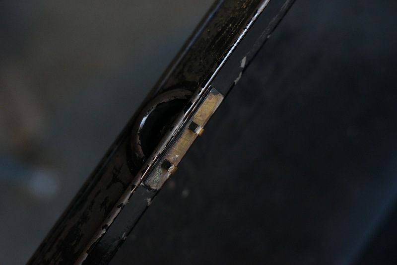 105149 ヴィンテージ アイアンボックス 箱 英国製