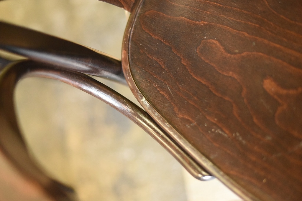 104584　ARM CHAIR No.25　321025　USED TON CHAIR　中古