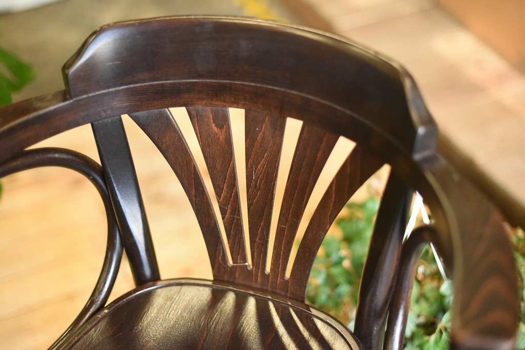 104584　ARM CHAIR No.25　321025　USED TON CHAIR　中古