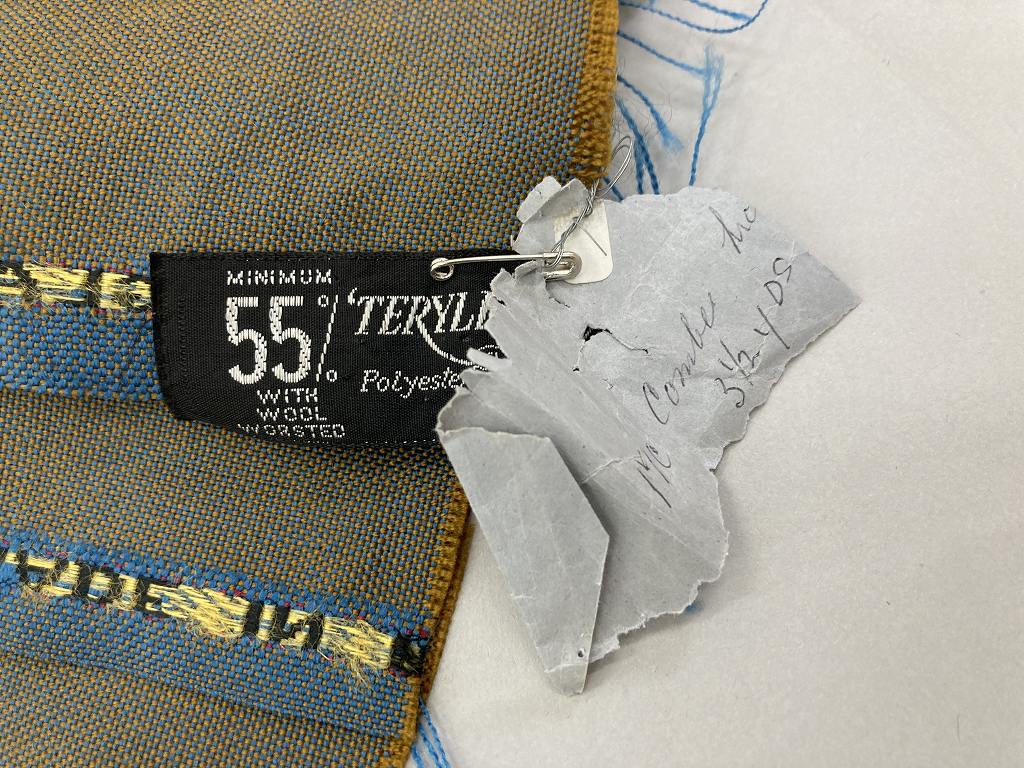 108545 　オーダースーツ　インポート生地　「TERYLENE」 MINIMUM 55% WITH WOOL WORSTED　セットアップ