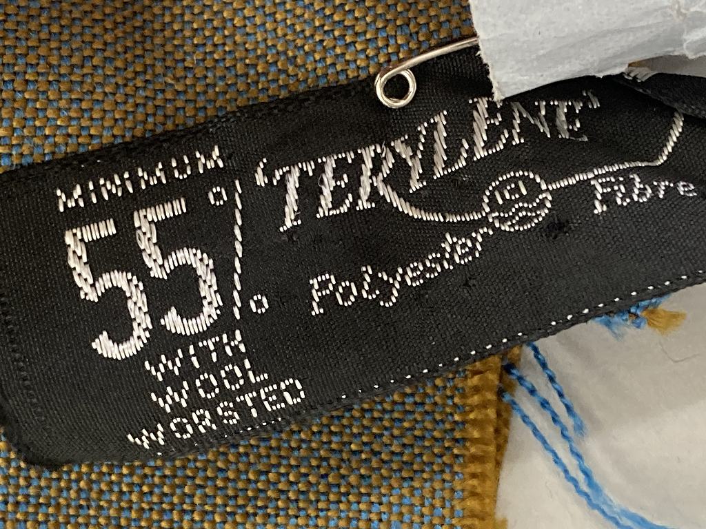 108545 　オーダースーツ　インポート生地　「TERYLENE」 MINIMUM 55% WITH WOOL WORSTED　セットアップ