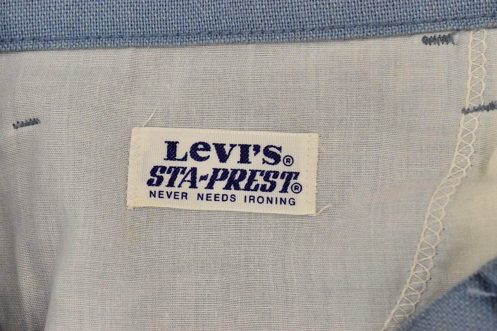 109024 [CO] 「Levi's」スラックス パンツ スタプレ ブルー