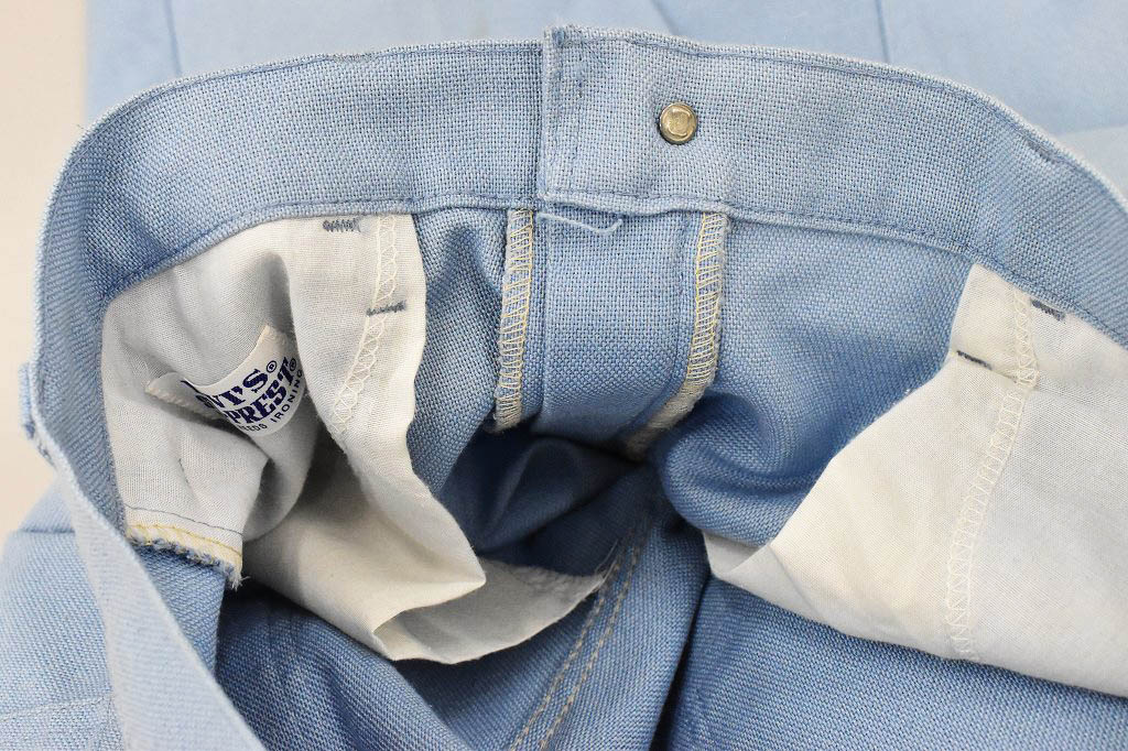 109024 [CO] 「Levi's」スラックス パンツ スタプレ ブルー