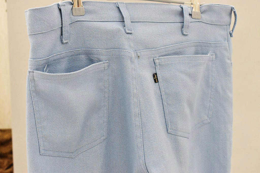 109024 [CO] 「Levi's」スラックス パンツ スタプレ ブルー