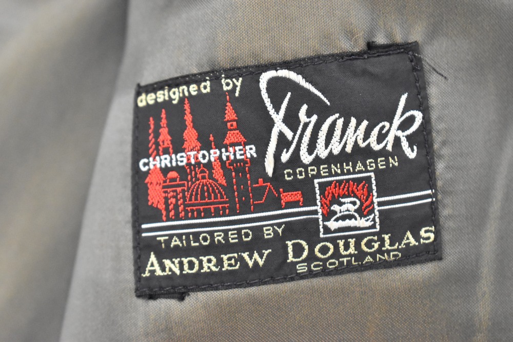 109186 ヴィンテージ 50s-60s「CROMBIE FRANK ANDREW DOUGLAS」 ウールコート