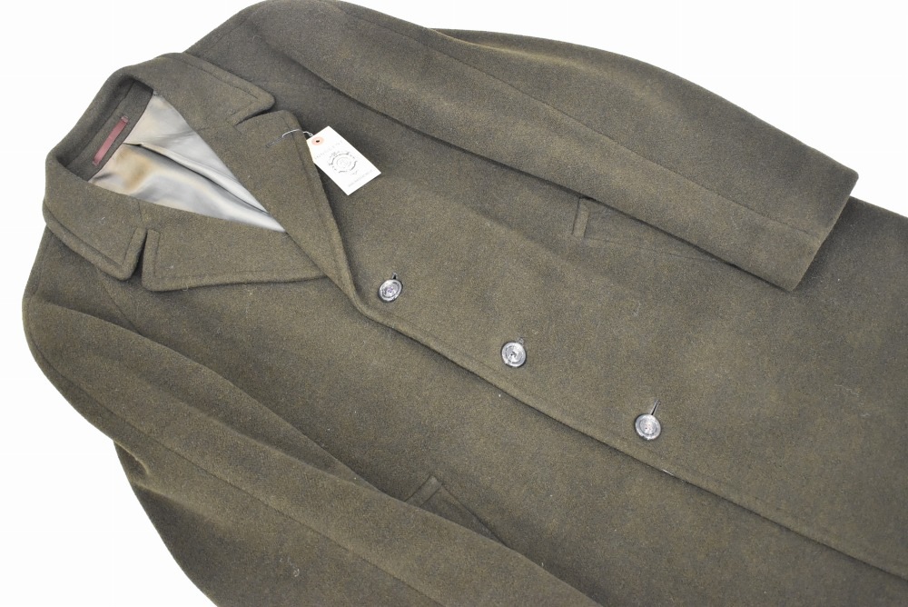 109186 ヴィンテージ 50s-60s「CROMBIE FRANK ANDREW DOUGLAS」 ウールコート