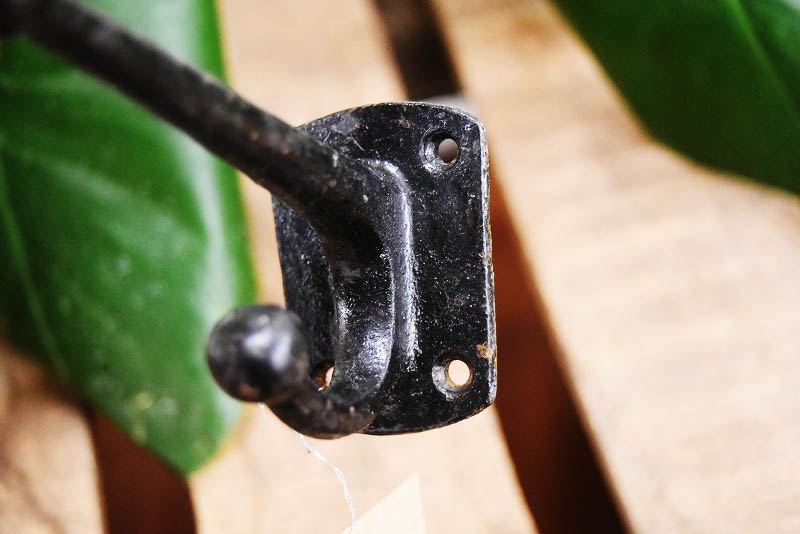 105322 ヴィンテージ アイアンフック ウォールハンガー コートフック