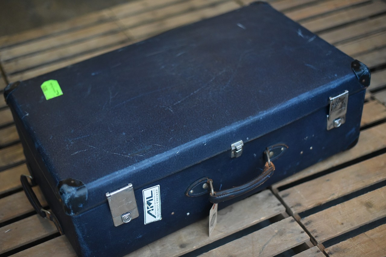 106013 UK ヴィンテージ　トロリー　英国 グローブ トロッター 「GLOBE TROTTER」 MADE IN ENGLAND 刻印