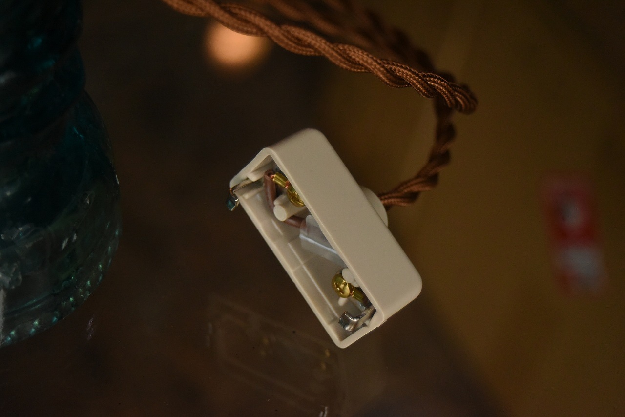 103210 インダストリアル　ガラスインシュレーター　ランプ　照明　USA　　碍子