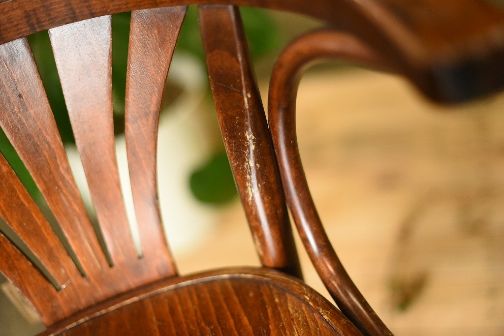 104585　ARM CHAIR No.25　321025　USED TON CHAIR　中古