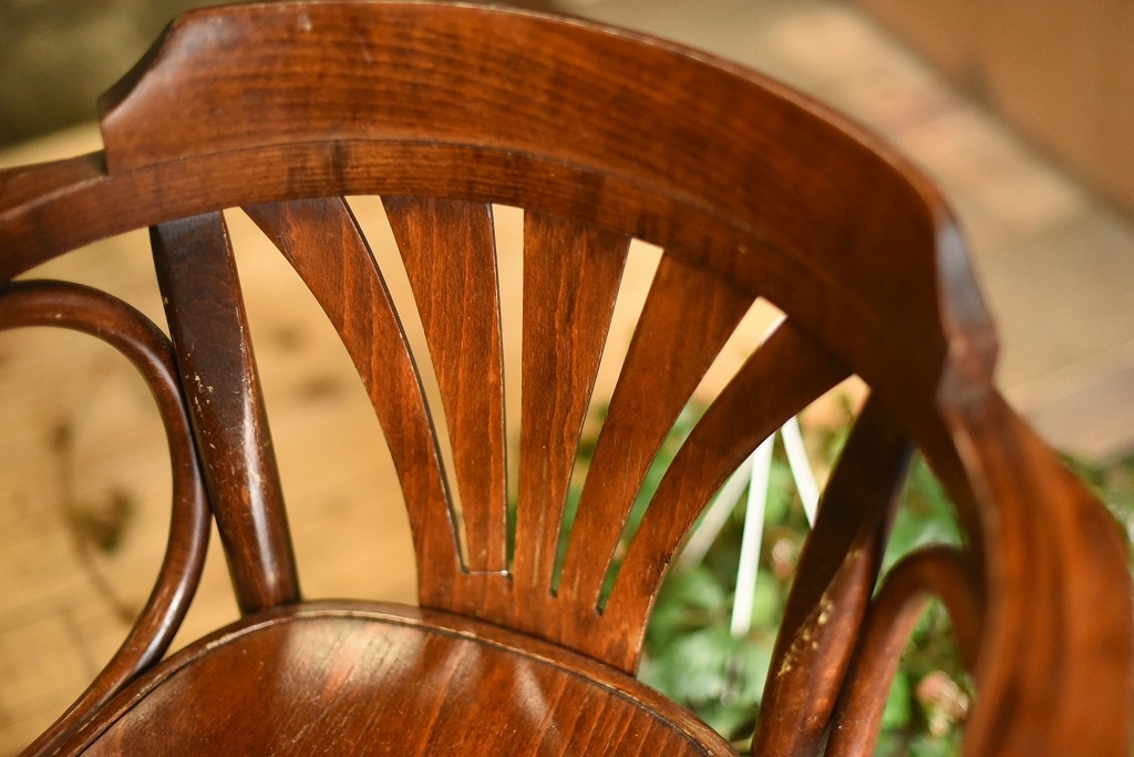 104585　ARM CHAIR No.25　321025　USED TON CHAIR　中古