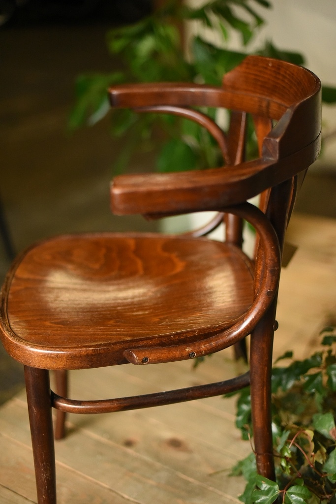 104585　ARM CHAIR No.25　321025　USED TON CHAIR　中古