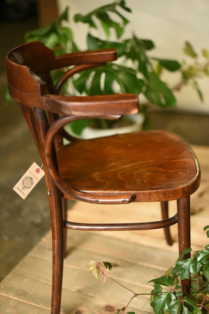 104585　ARM CHAIR No.25　321025　USED TON CHAIR　中古