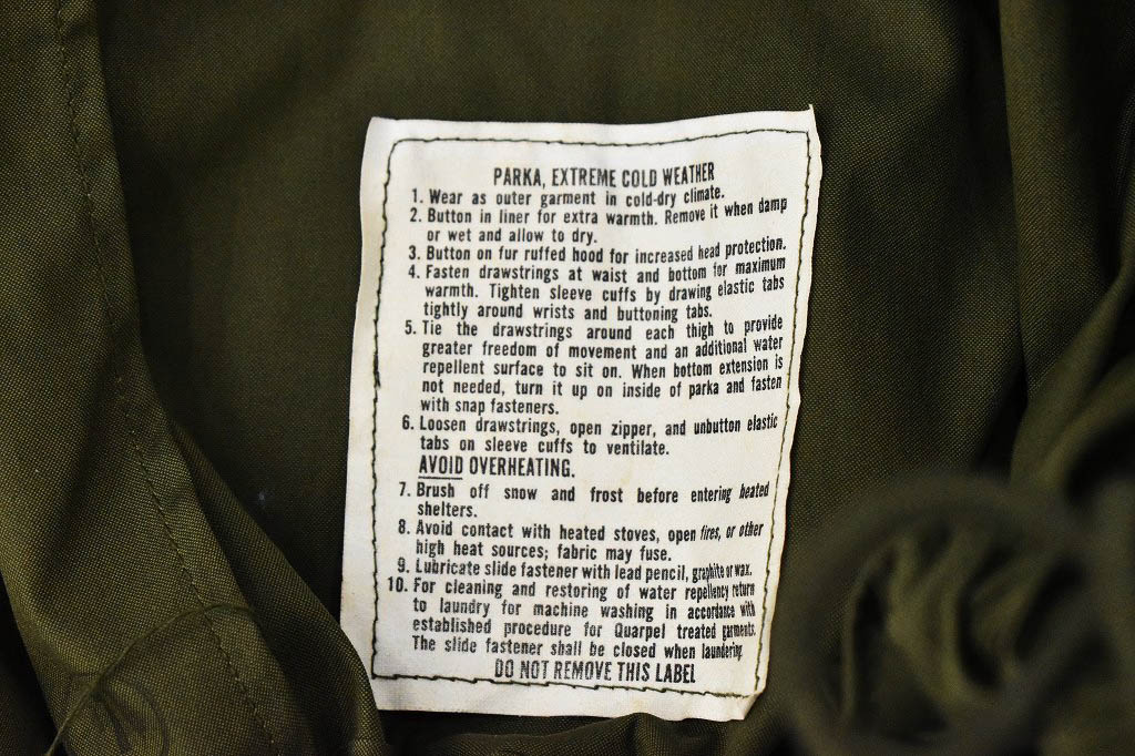 109026 [CO]  DEAD STOCK! VINTAGE 72s US ARMY「M65 FISHTAIL PARKA」フィッシュテールパーカー ヴィンテージ モッズコート