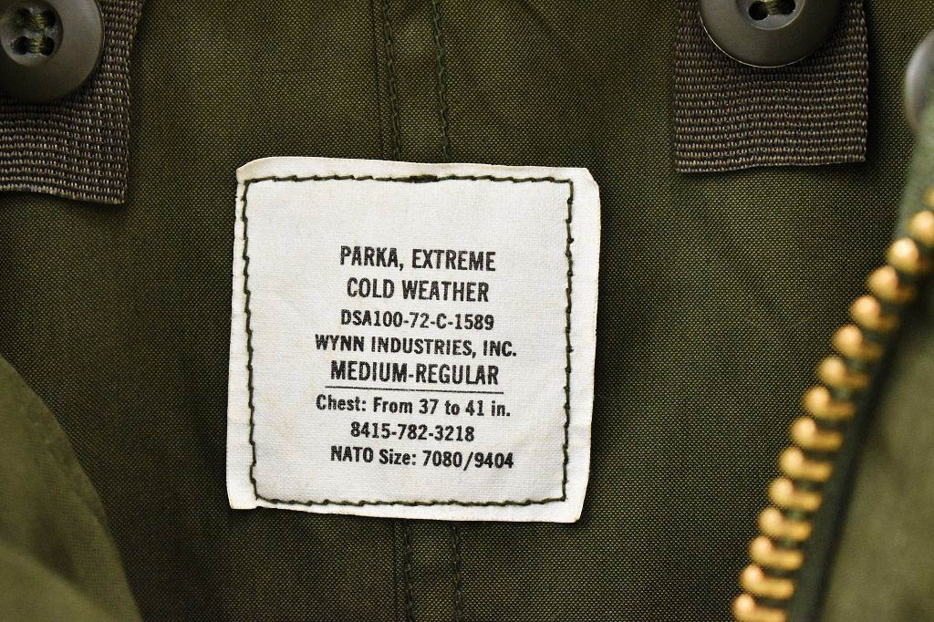 109026 [CO]  DEAD STOCK! VINTAGE 72s US ARMY「M65 FISHTAIL PARKA」フィッシュテールパーカー ヴィンテージ モッズコート