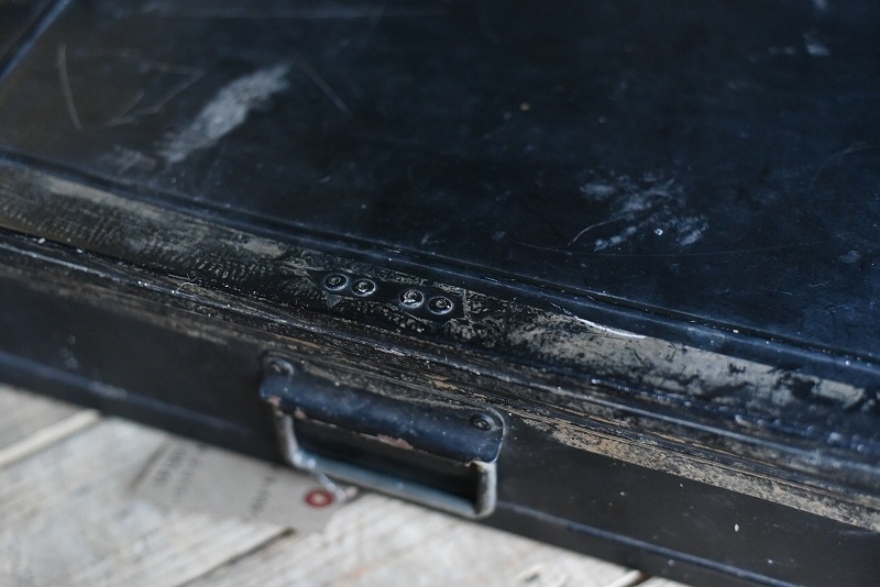 105141 ヴィンテージ アルミボックス 箱 英国製