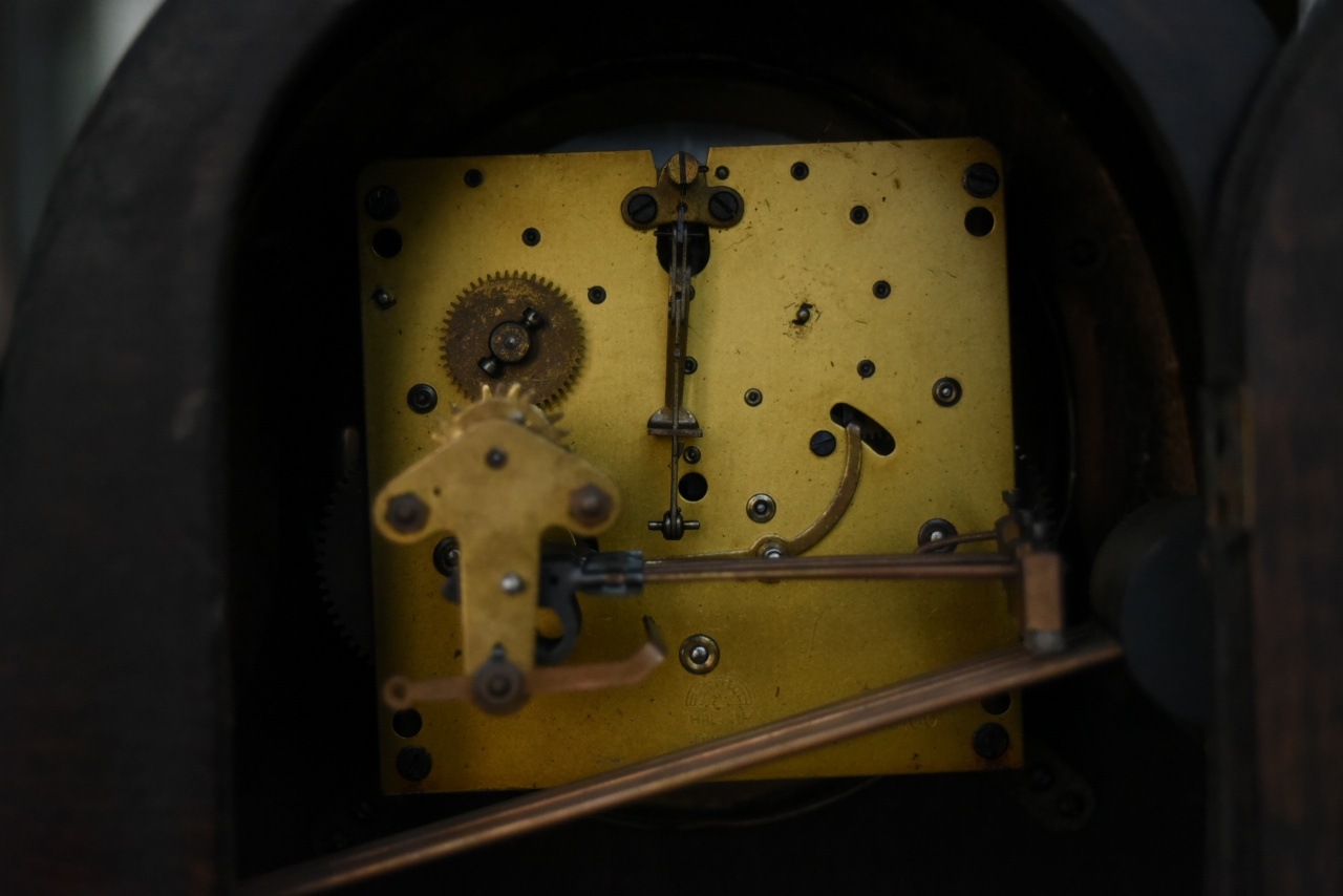 102393 ヴィンテージ　英国製置き時計　HALLER　MADE in ENGLAND