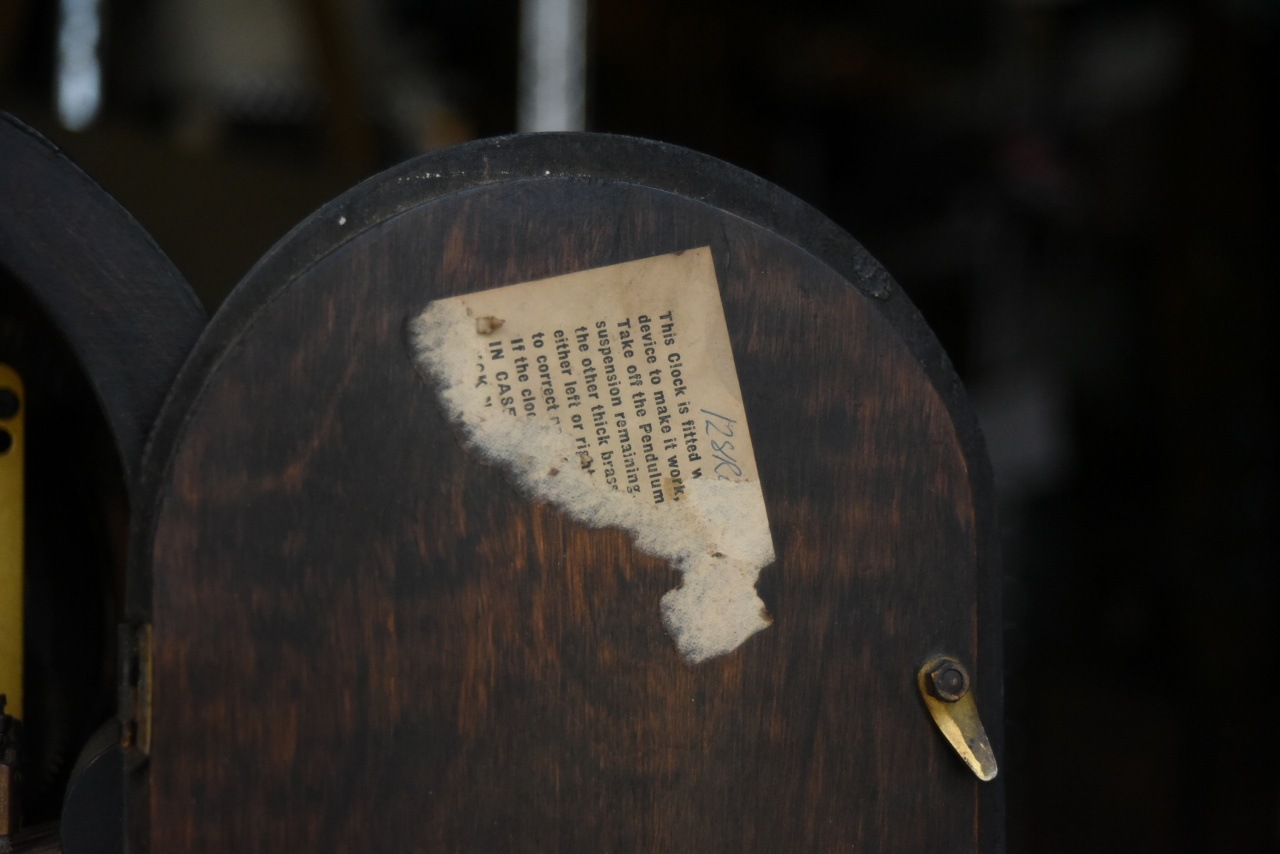 102393 ヴィンテージ　英国製置き時計　HALLER　MADE in ENGLAND