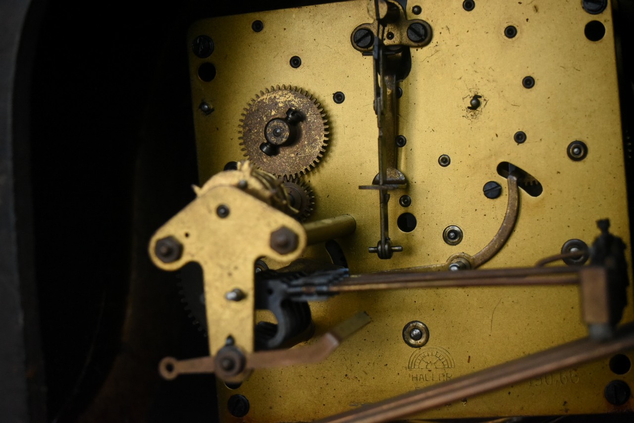 102393 ヴィンテージ　英国製置き時計　HALLER　MADE in ENGLAND