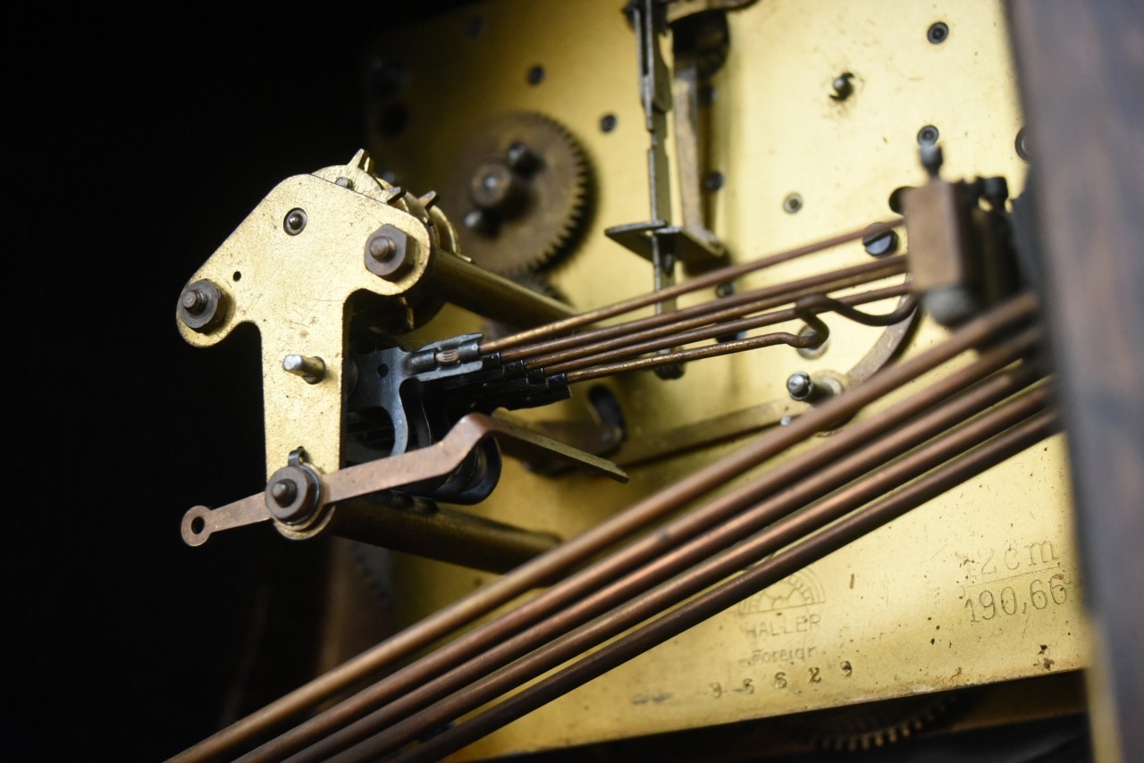 102393 ヴィンテージ　英国製置き時計　HALLER　MADE in ENGLAND