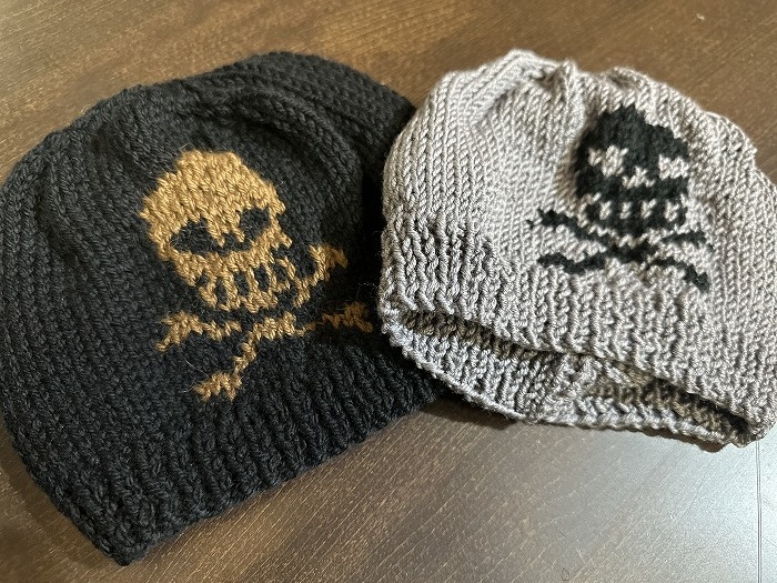 107502 ビーニーキャップ グレー INNOCENT & GOLDEN NEEDLE LONDON コラボ商品! Made in Great Britain