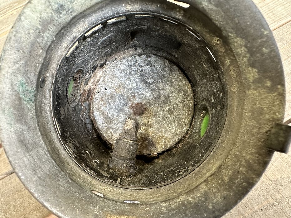 107384 ヴィンテージ 「LUCAS ルーカス」 ENGLAND アセチレンランプ カーバイドランプ レンズヒビあり