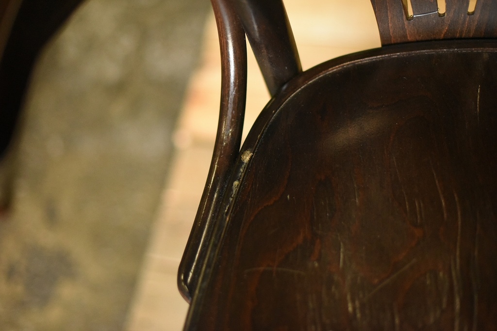 104586　ARM CHAIR No.25　321025　USED TON CHAIR　中古